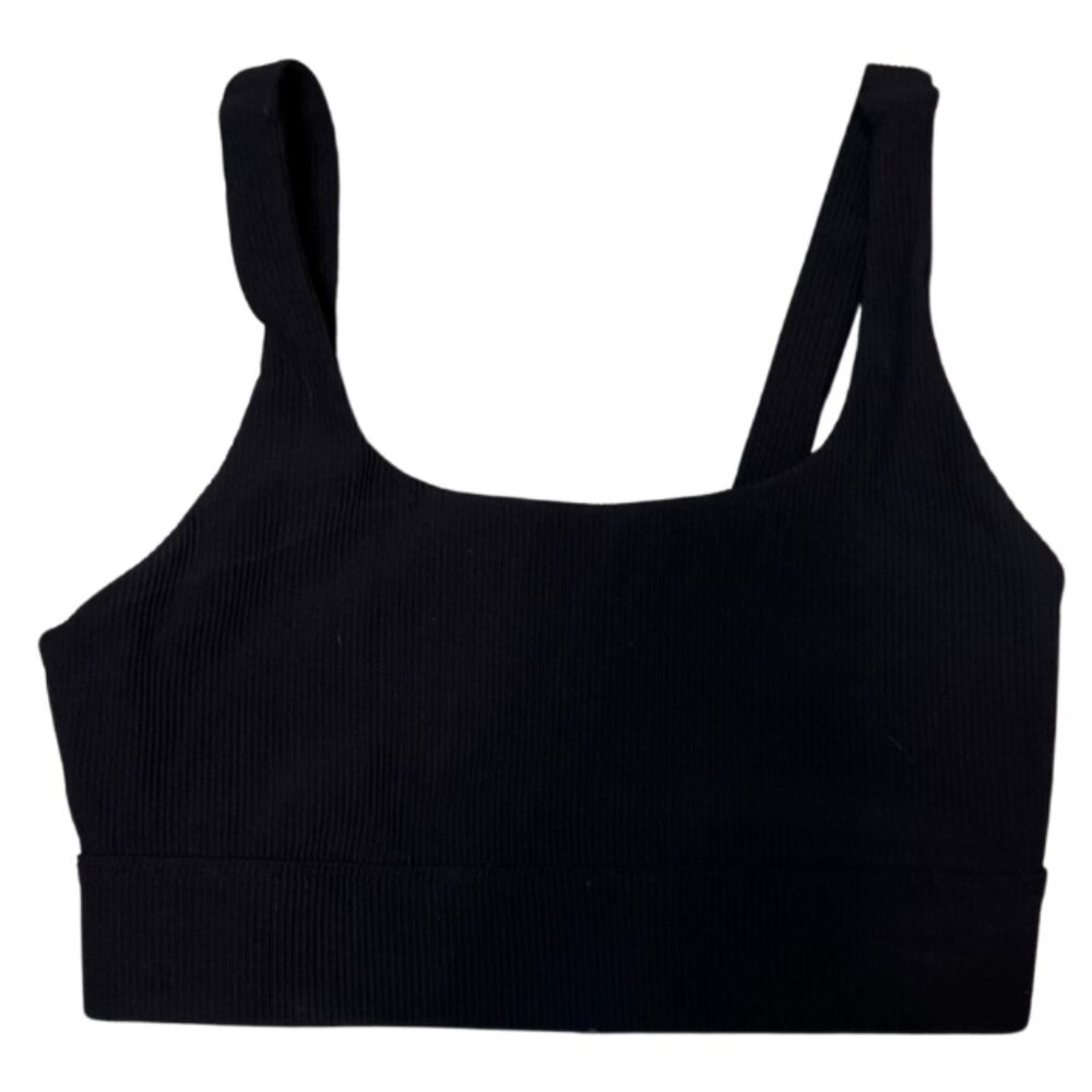 Sporty Chic Black Activewear, TSL Sports Bra XS, Stylish Loungewear, Support